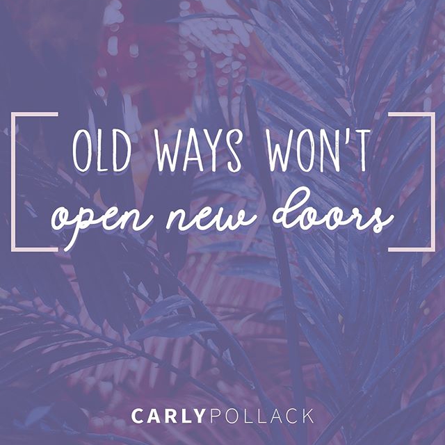 Old ways won't open new doors. Your journey to health is straight ahead, not behind you.